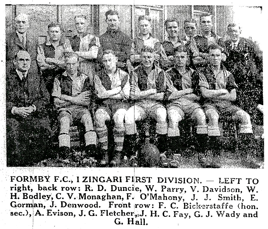 Formby FC, some time 1933-1938