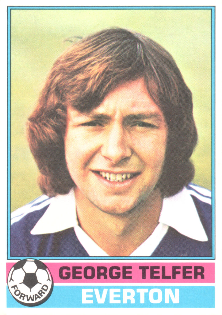 George Telfer - Topps collectors card, 1977